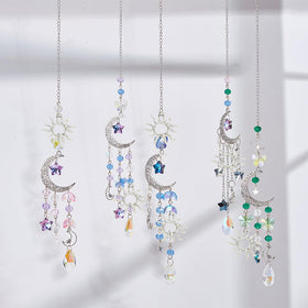 Sunnyclue twisted chains for sturdy sun catcher hanging