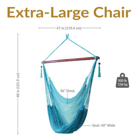 Versatile hanging options let you install from tree, stand, or ceiling.