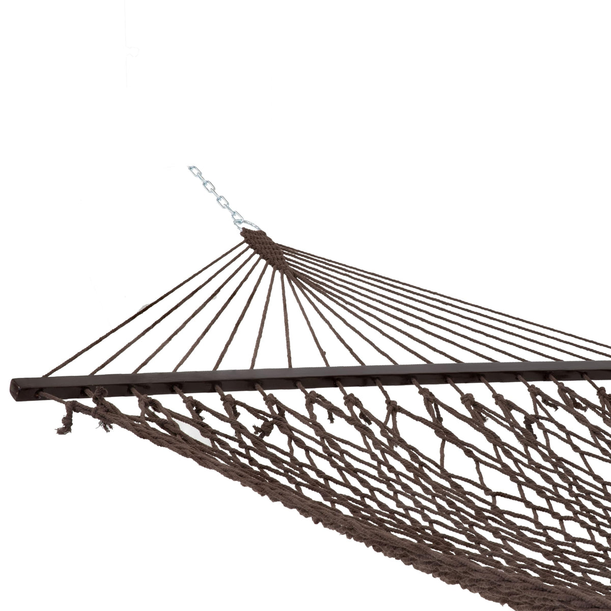 Sunnydaze Decor campsite-ready hammock for outdoor relaxation.