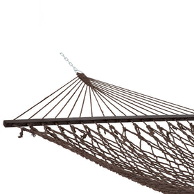 Sunnydaze Decor campsite-ready hammock for outdoor relaxation.