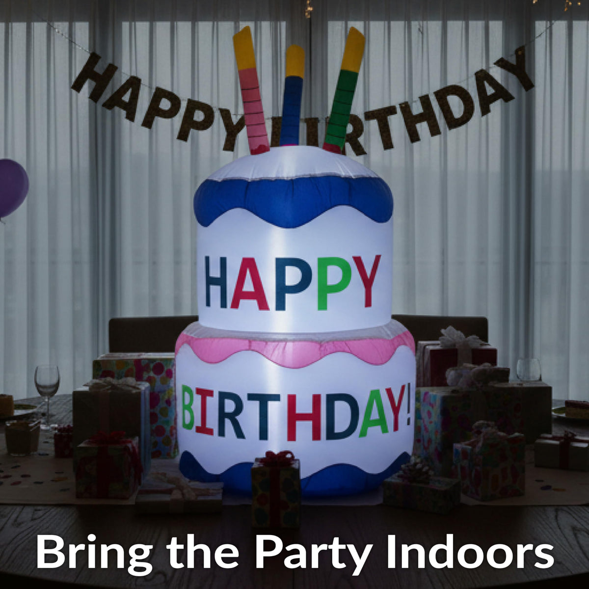 Sunnydaze Decor weatherproof design withstands outdoor party conditions for longer display.