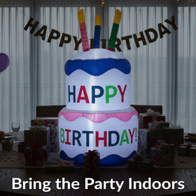 Sunnydaze Decor weatherproof design withstands outdoor party conditions for longer display.