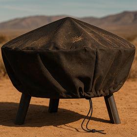 Sunnydaze durable vinyl cover that's easy to lift and reposition.