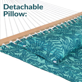 Sunnydaze hammock fits most 12- to 13-foot stands for versatile placement.