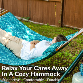 Sunnydaze UV-resistant colors keep patterns vibrant in sun.