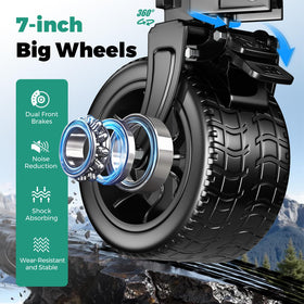 SUNNYFEEL All-terrain wheels glide on grass and sand