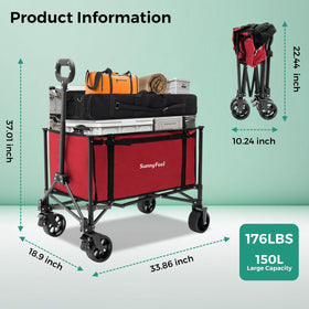 SUNNYFEEL foldable-storage slim size fits car trunks.