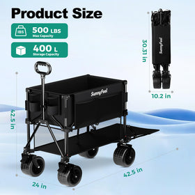 SUNNYFEEL Tailgate down enables loading long items without tilting