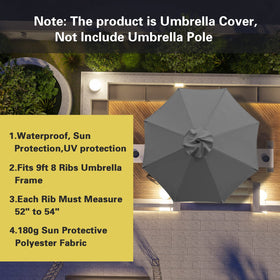 Sunnyglade 180gsm polyester fabric canopy for durable shade.