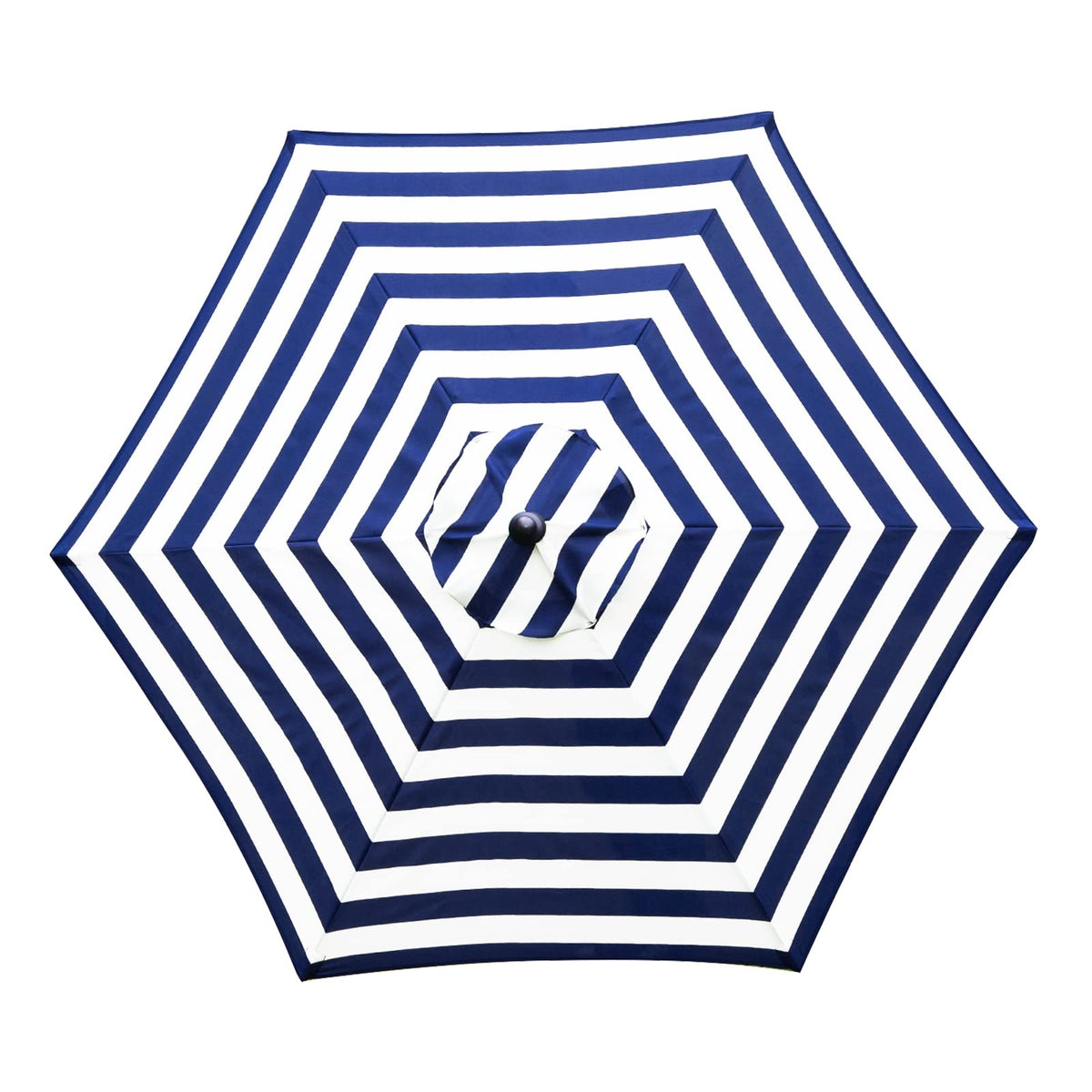 Sunnyglade 7.5ft blue-white canopy top fits 6-rib umbrellas for patio shade