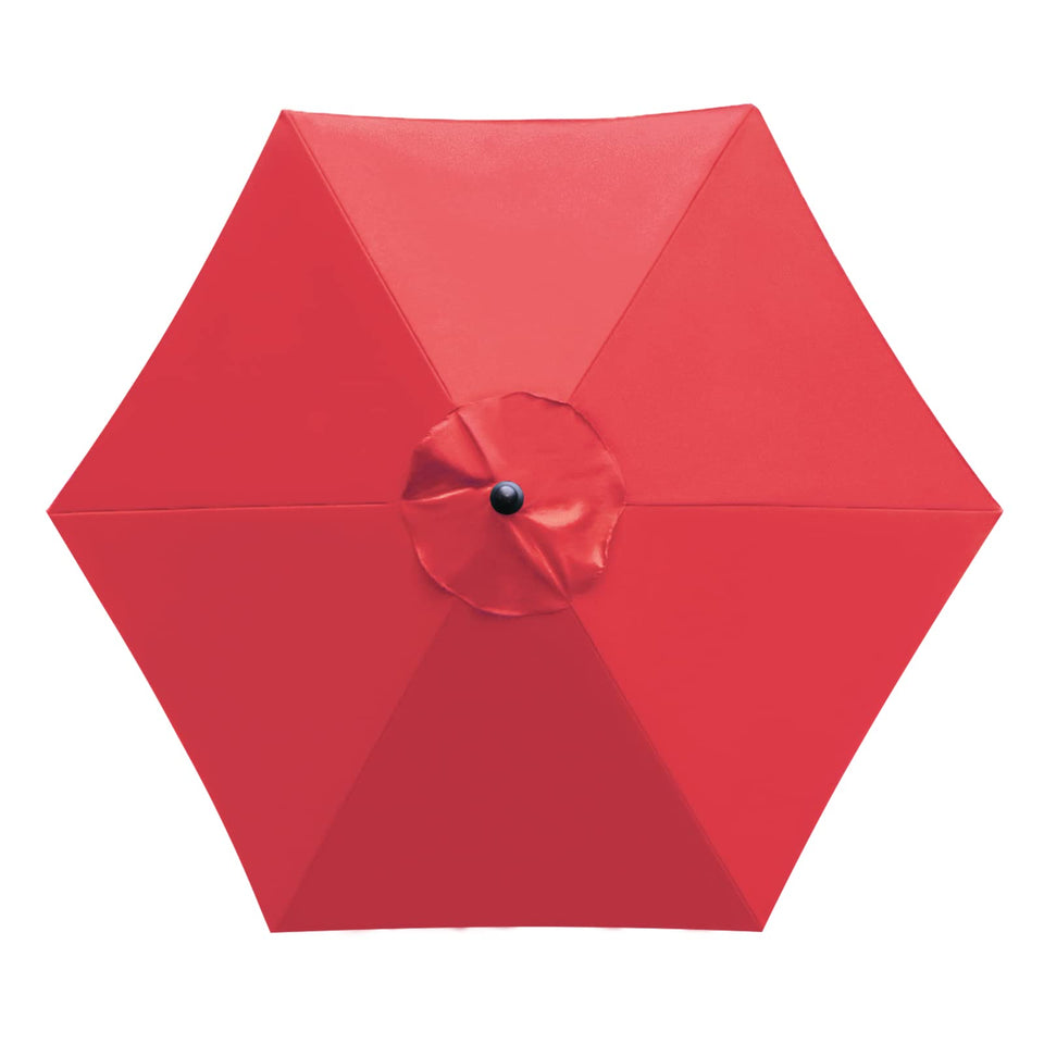 Sunnyglade 7.5ft red canopy fits most market umbrella frames