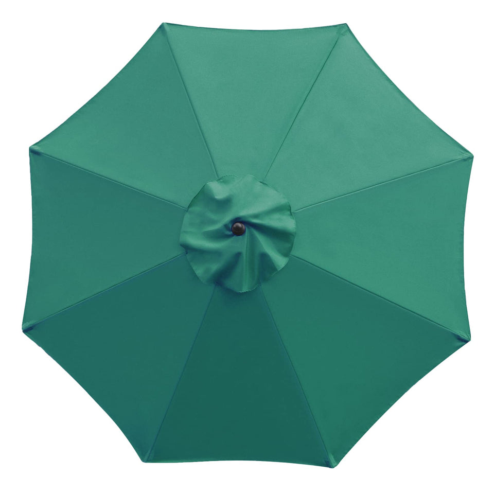 Sunnyglade 9ft canopy in dark green with 8 ribs, universal fit for multiple frames