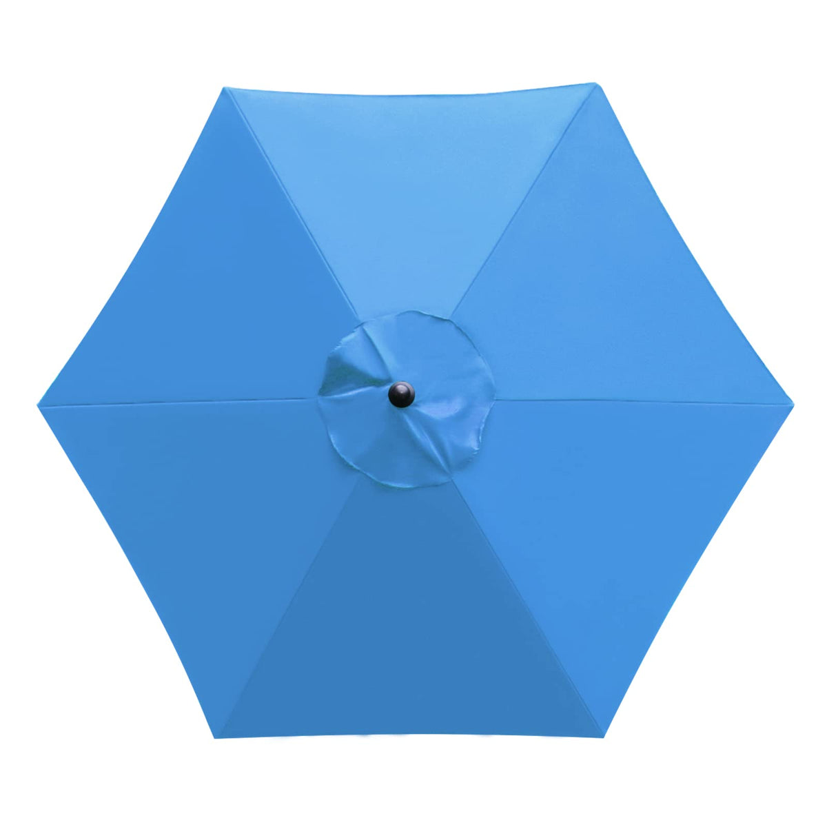 Sunnyglade blue 7.5ft umbrella canopy provides fresh shade for outdoor spaces