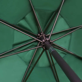 Sunnyglade rust-free bronze aluminum pole with sturdy ribs for durability.