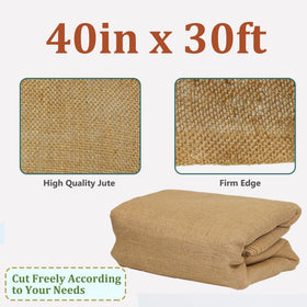 Sunnyglade burlap plant cover protects outdoor plants from cold with breathability.