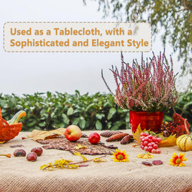 Sunnyglade burlap wreath material for fall, Halloween, and Christmas crafts.