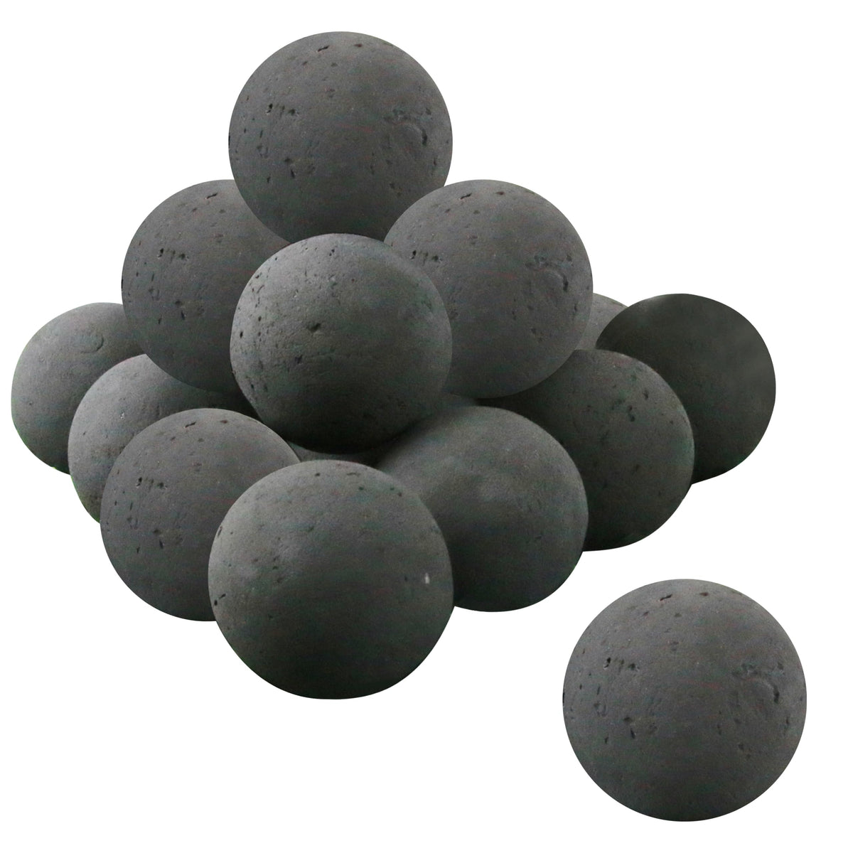 Sunnyglade ceramic fire balls 3in pack add a stylish, smoke-free accent to your fire pit