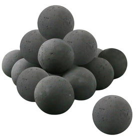 Sunnyglade ceramic fire balls 3in pack add a stylish, smoke-free accent to your fire pit
