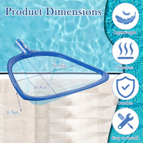Sunnyglade easy-pole attachment ensures quick, secure skimmer setup.