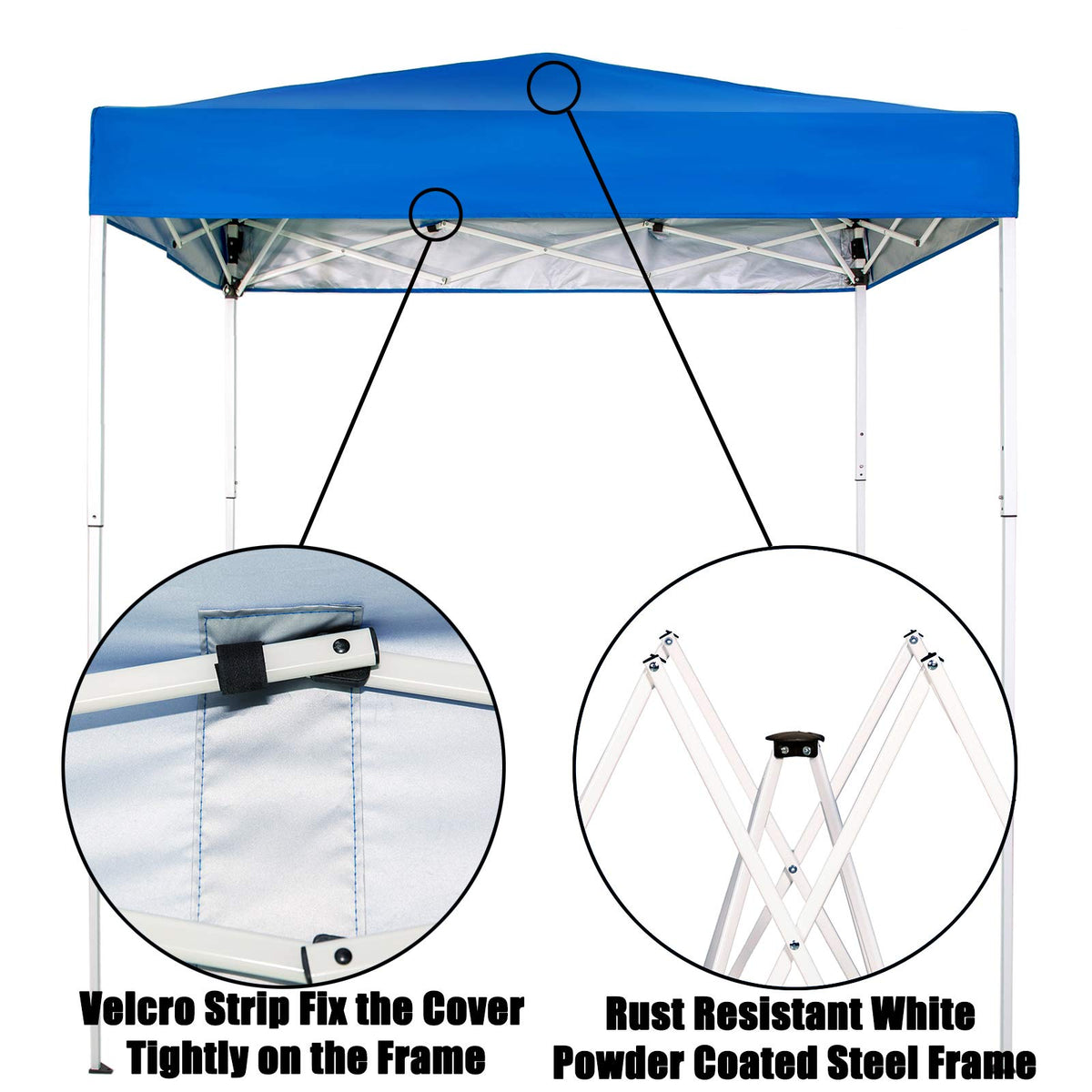 Sunnyglade easy setup without tools for quick shelter