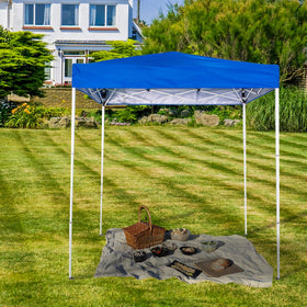 Sunnyglade folded canopy fits neatly in the carry bag