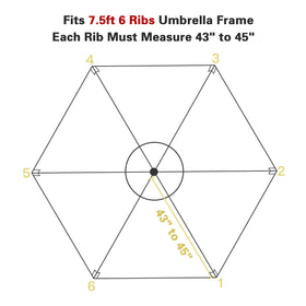 Sunnyglade universal compatibility with wooden, steel, and aluminum frames