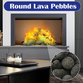 Sunnyglade lava rocks 1-2 inch size provide natural texture for outdoor setups.