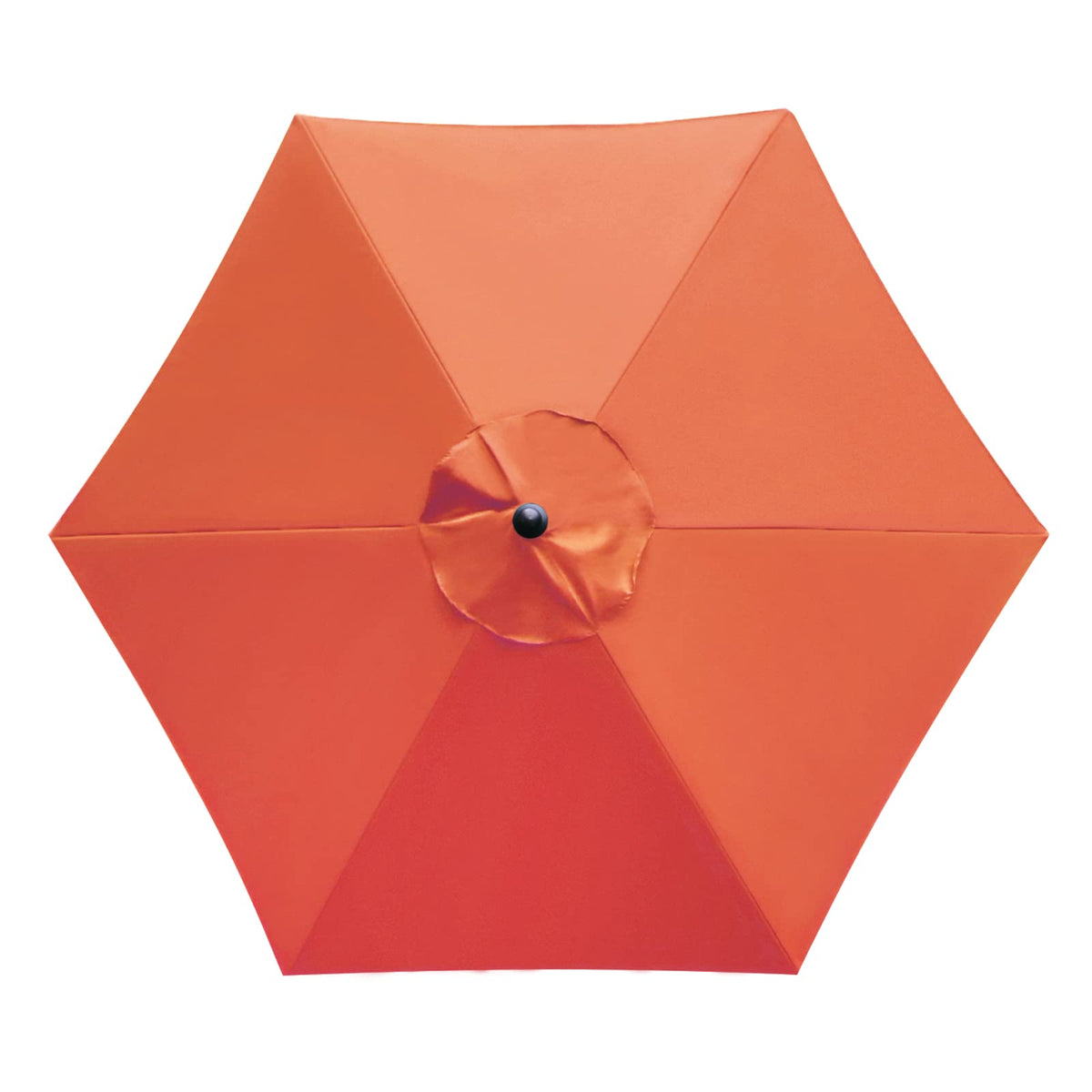 Sunnyglade orange canopy for 7.5 ft umbrellas provides vibrant shade