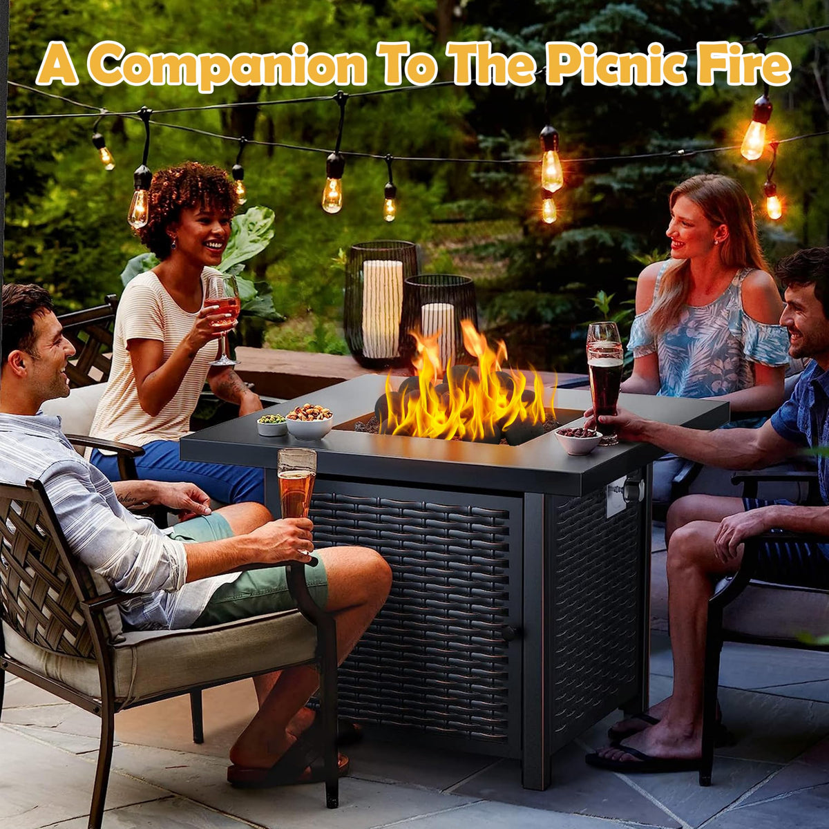 Sunnyglade outdoor ceramic spheres suit fire pits and campfires gracefully