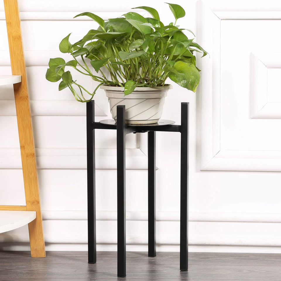 Sunnyglade plant stand with galvanized steel finish for durable indoor use