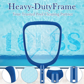 Sunnyglade plastic frame netting provides durable pool cleaning performance.