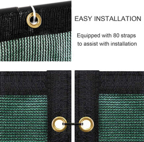 Sunnyglade edge-binding detail highlights long-lasting, wind-resistant fence cover