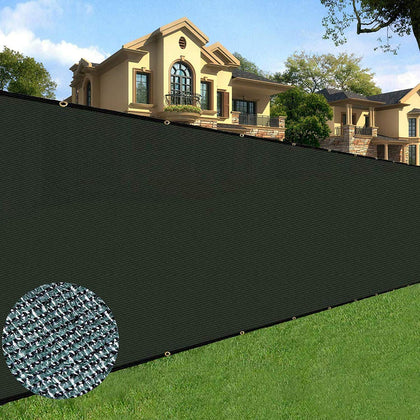 Sunnyglade privacy screen full view shows private yard and shielded view from street
