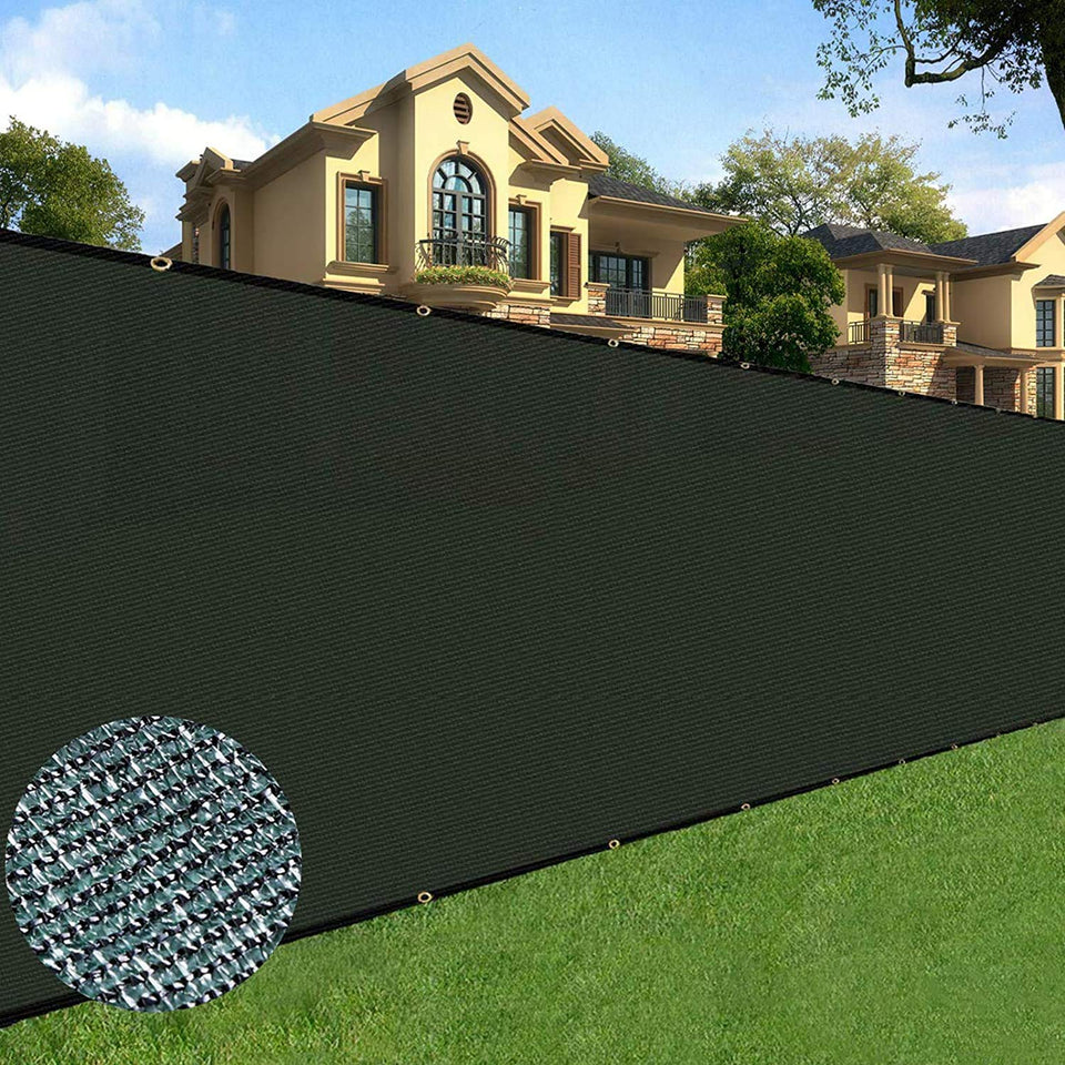 Sunnyglade privacy screen full view shows private yard and shielded view from street