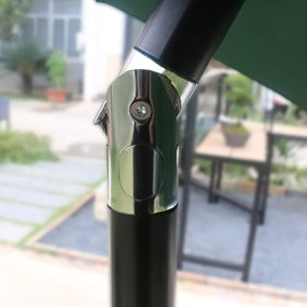 Sunnyglade tilt and crank system enables easy shade adjustment.
