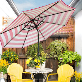 Sunnyglade table-umbrella fits 42-54 inches tables for outdoor dining.
