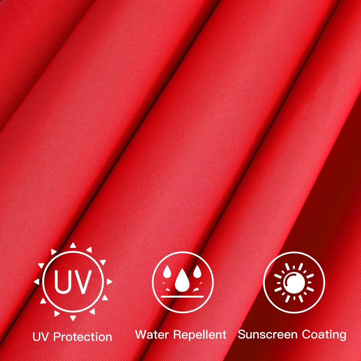 Sunnyglade universal canopy fits 7.5ft 6-rib umbrellas for versatile shade