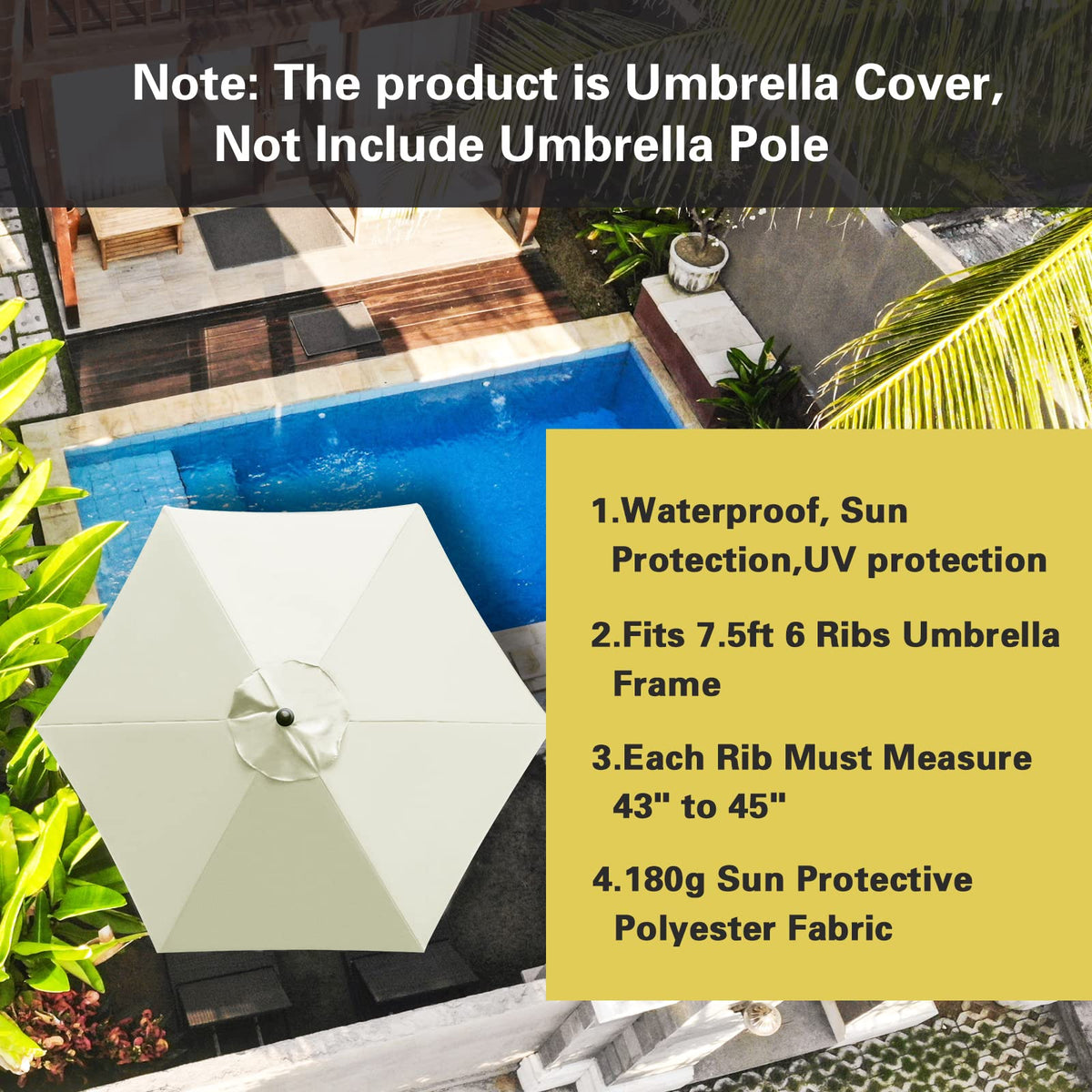 Sunnyglade wind vent canopy top enhances airflow and stability on breezy patios.