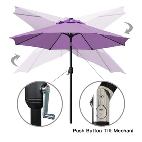 Sunnyglade wind vent umbrella shown for improved stability outdoors