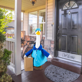 Sunnymove 23-inch fit goose outfit provides easy dressing for your statue