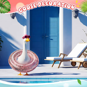 Sunnymove garden party goose decor enhances outdoor celebrations with cheer.