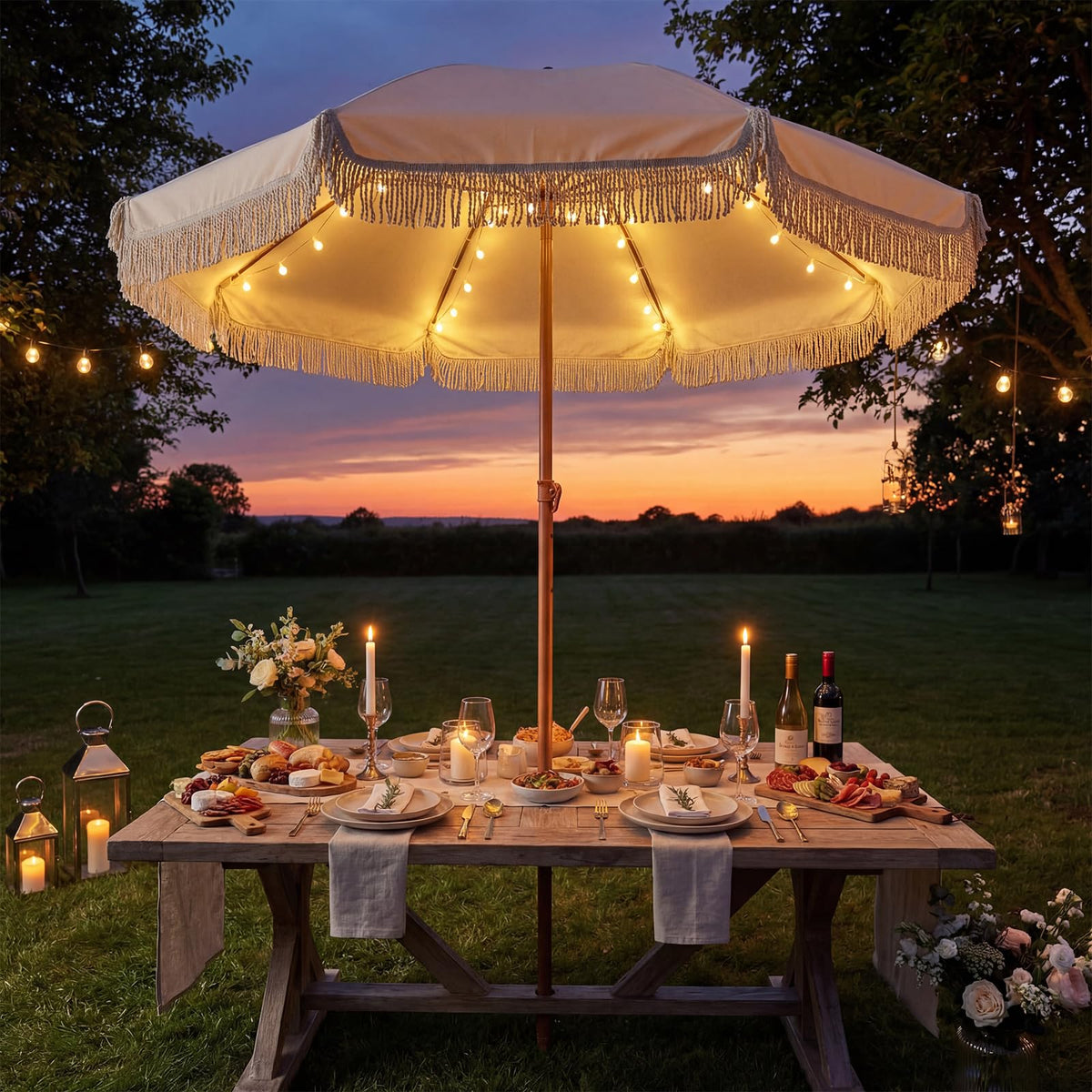 Sunnymove robust aluminum frame for durable outdoor coverage.