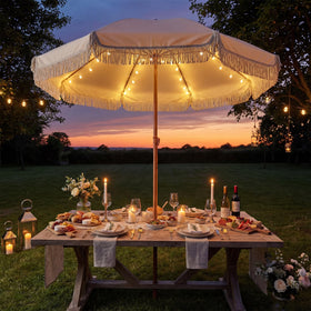 Sunnymove robust aluminum frame for durable outdoor coverage.