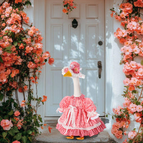 Sunnymove waist ribbon accent adds cute, stylish silhouette for the display.