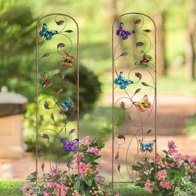 SUNNYPARK easy assembly with wing nuts for quick setup in pots or ground.