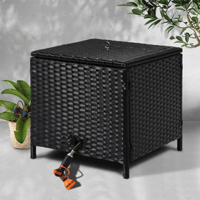 SUNNYPARK garden tools storage box keeps tools neatly tucked away after use.