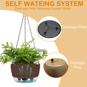 SUNNYPARK drain-hole plug prevents overwatering for healthy root systems.