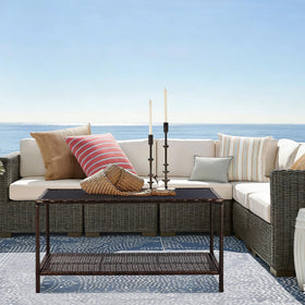 SUNNYPARK ideal indoor-outdoor table for patios or living rooms