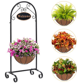SUNNYPARK Scrollwork detail highlights handcrafted style for garden focal points.