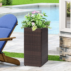 SUNNYPARK weatherproof metal frame resists rust for outdoor use.